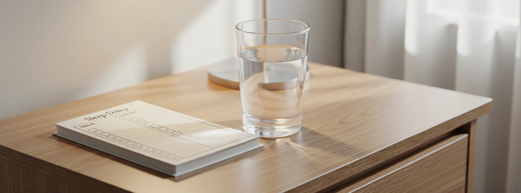 Detailní pohled na spánkový deník